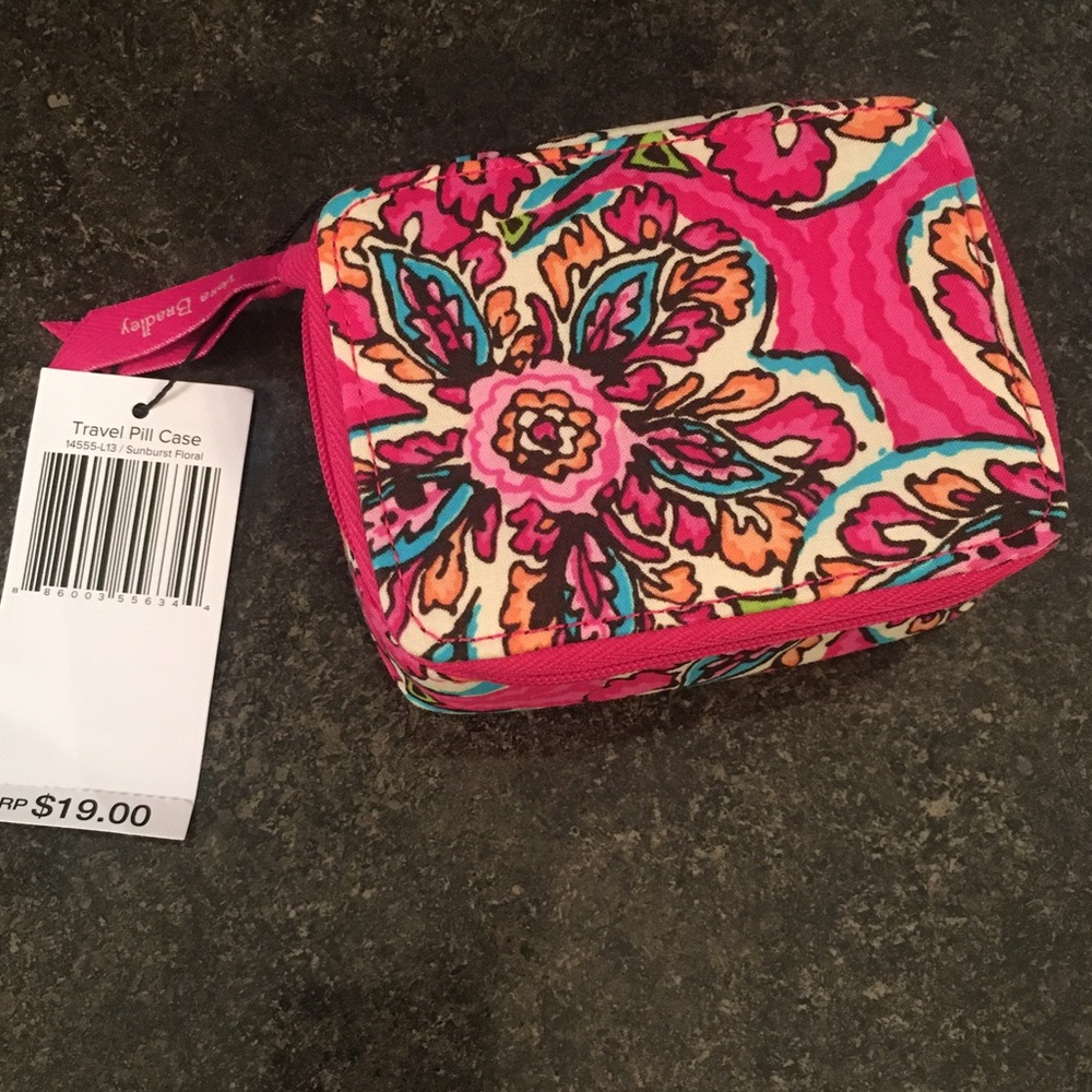 Very Bradley travel pill carrier. Brand new